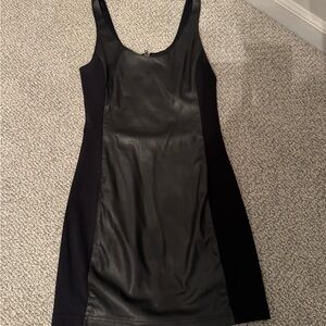 Free People Black Sleeveless Mini Dress